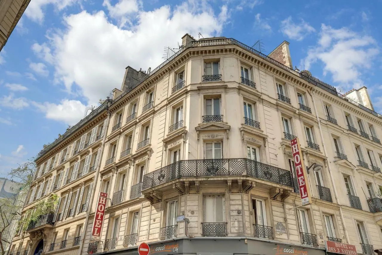 Hotel Des 3 Nations Paris 2*,  França